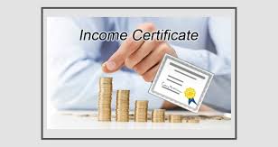 income certificate